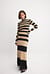 Fine Knitted Striped Maxi Dress
