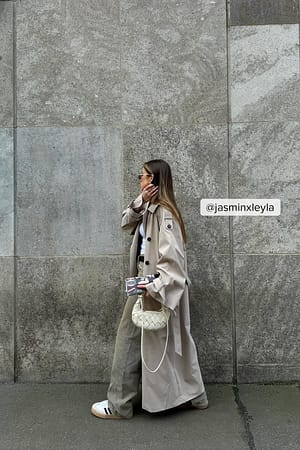 Feather grey Trencz oversize