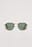 Okulary przeciwsłoneczne z metalowymi oprawkami i łańcuszkiem