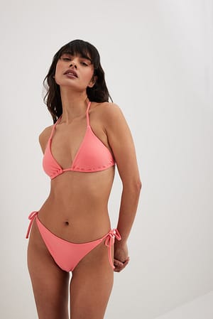 Light Pink Bikinitrosa med knytband