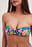 Fyrkantig bandeau-bikini med ringdetaljer