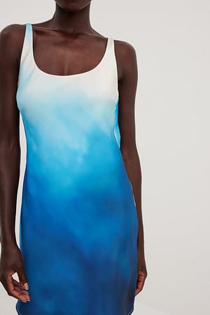 Blue Print Sukienka mini z wiązaniem na plecach