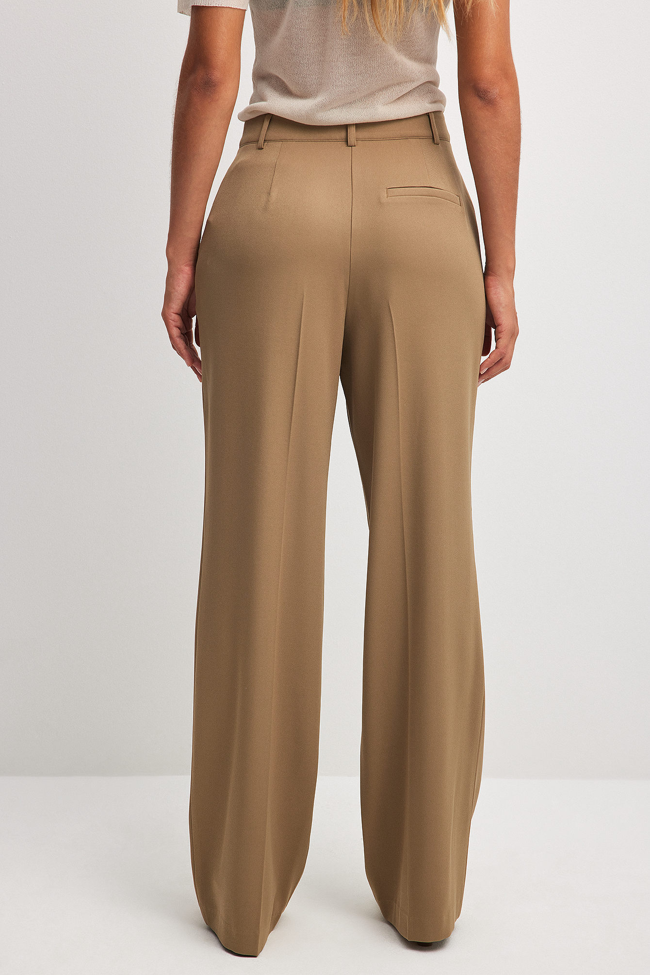 Basic Suit Pants Beige