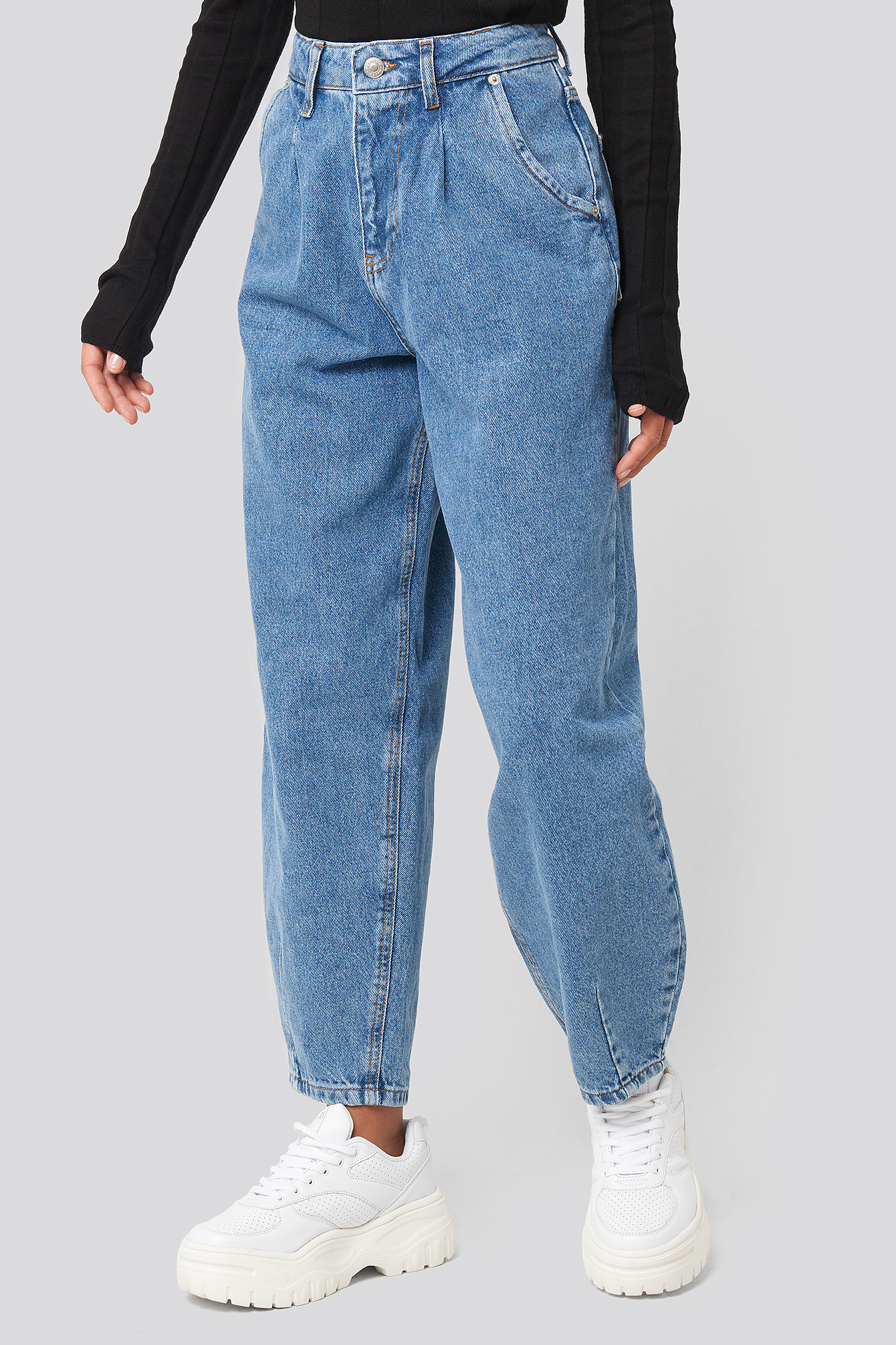 Slouchy Jeans Blue | na-kd.com