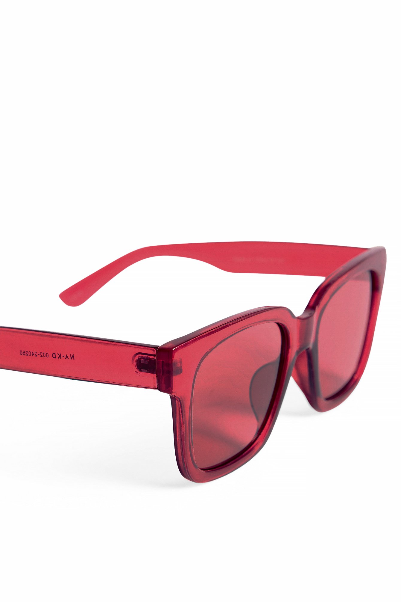 Shop Na-kd Grosse Runde Recycelte Sonnenbrille In Pink