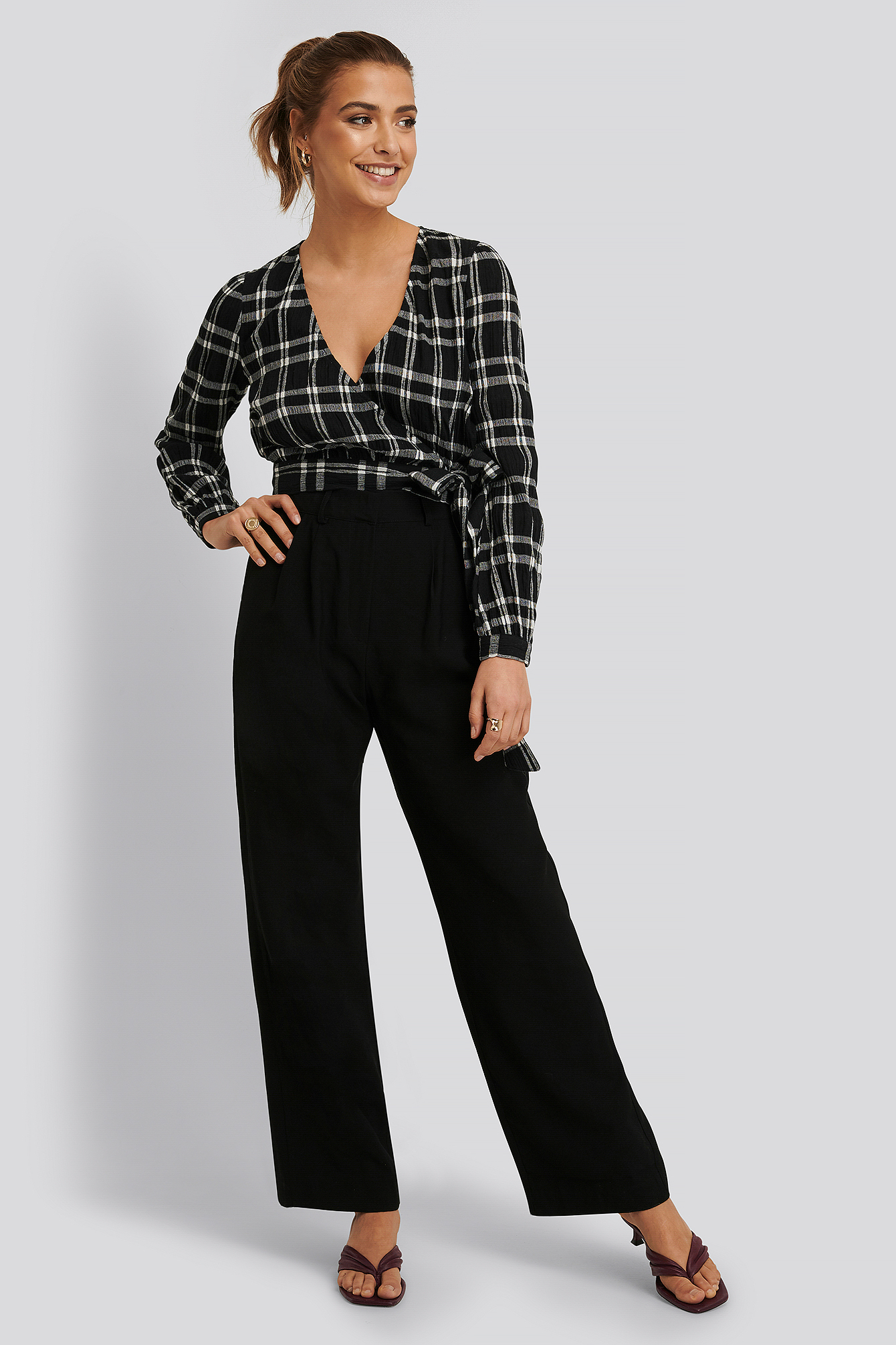 high waisted office pants