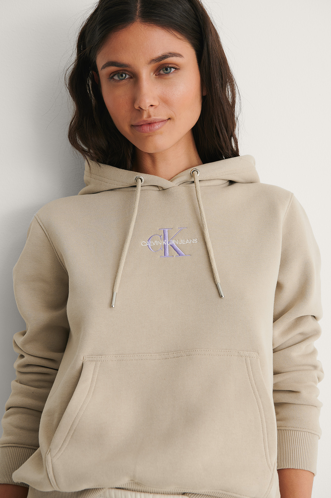 monogram logo hoodie