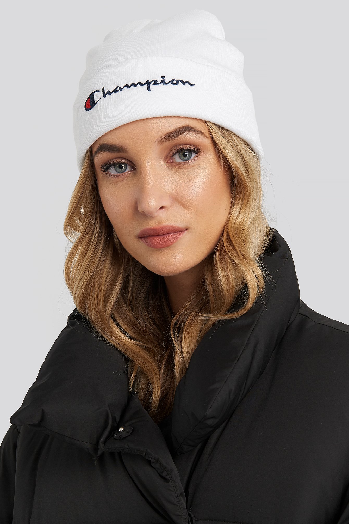 beanie cap white