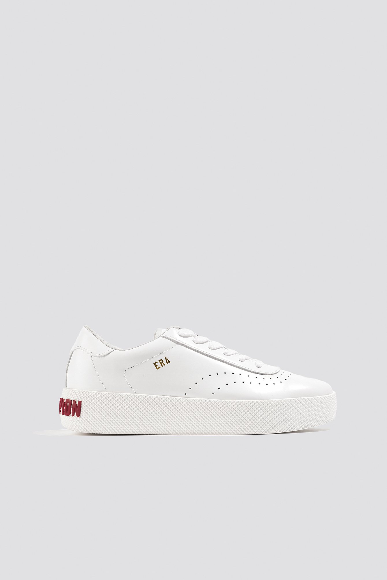 champion white leather sneakers