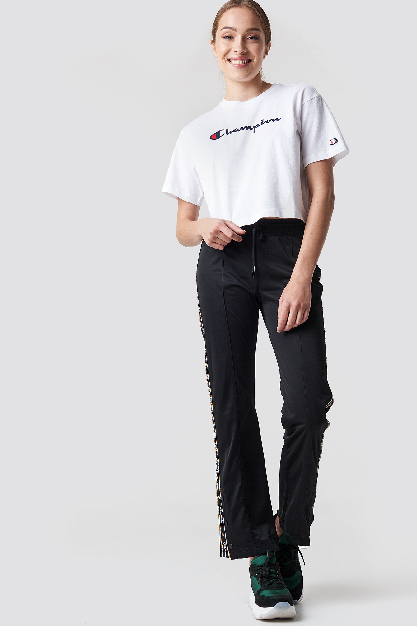 champion straight hem pants