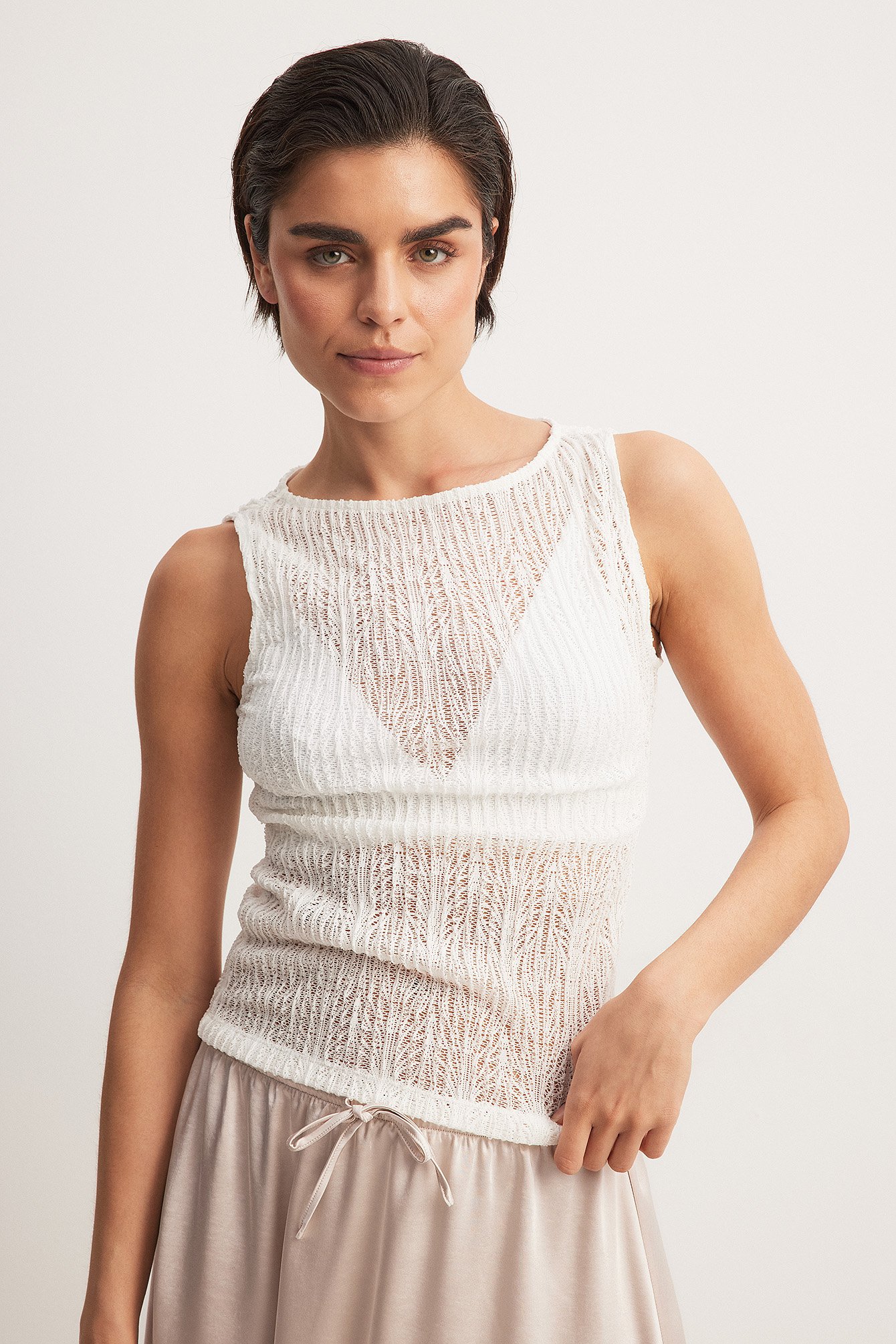 Crochet Top - Offwhite