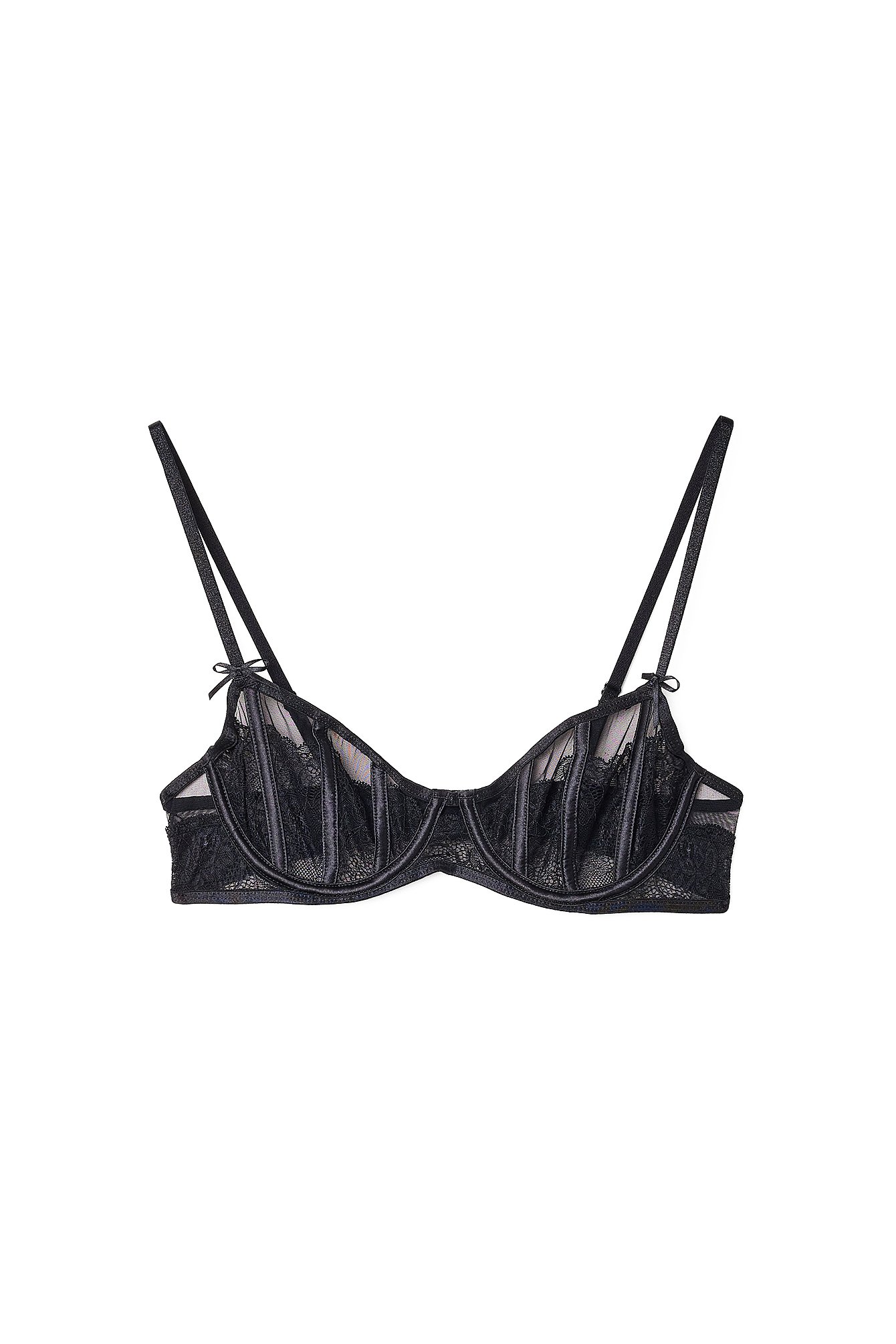 Wide Lace Edge Cup Bra