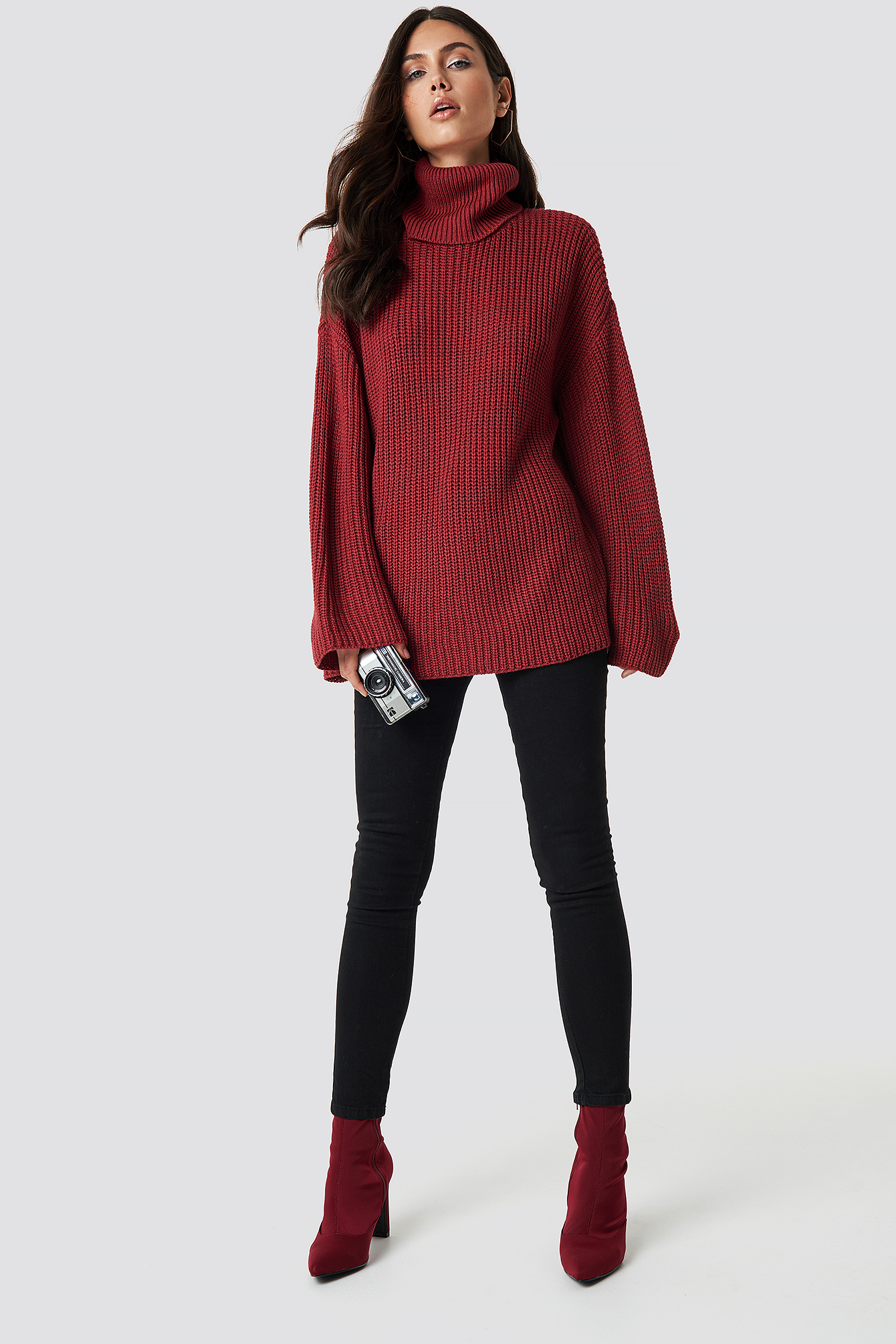 cozy polo sweater