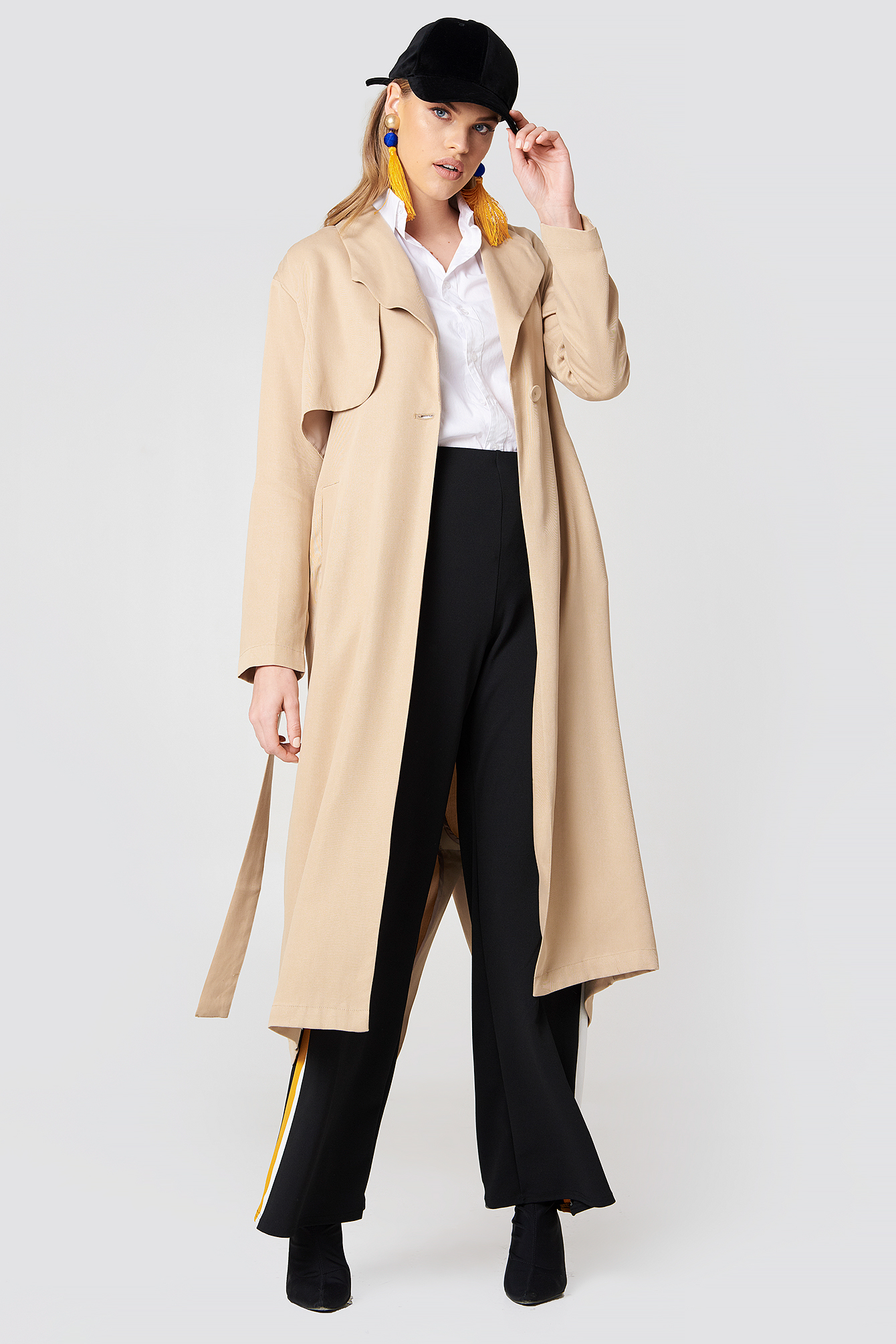 Tanisha Trench Coat Beige | NA-KD