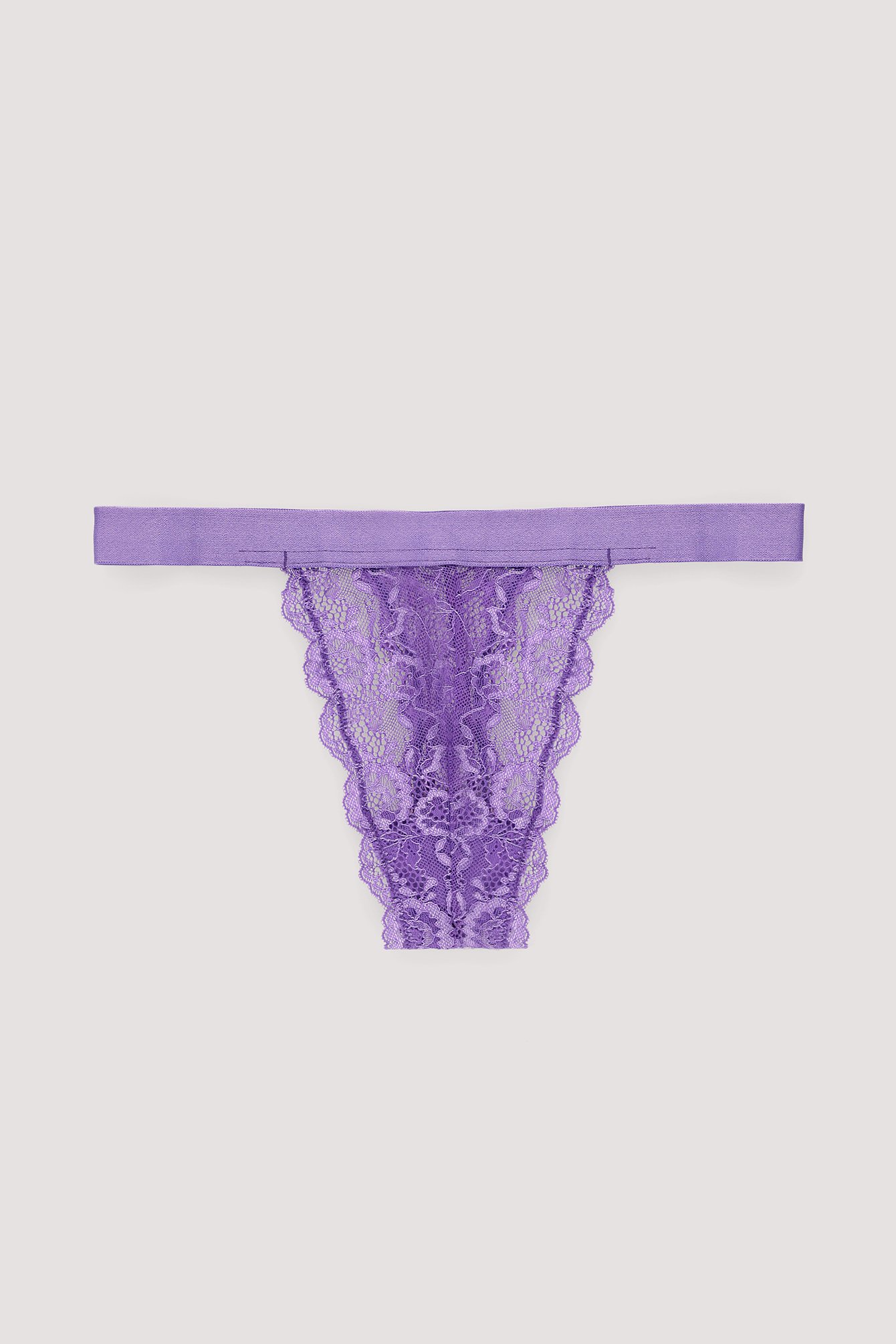 Signature Lace Low Rise Thong Vivid Violet Purple Sale