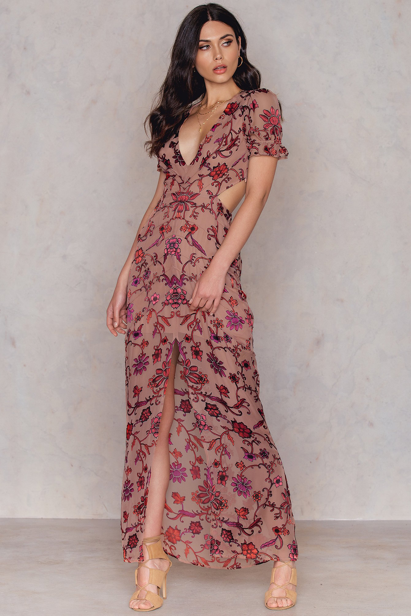 Saffron Maxi Dress Multicolor NA KD