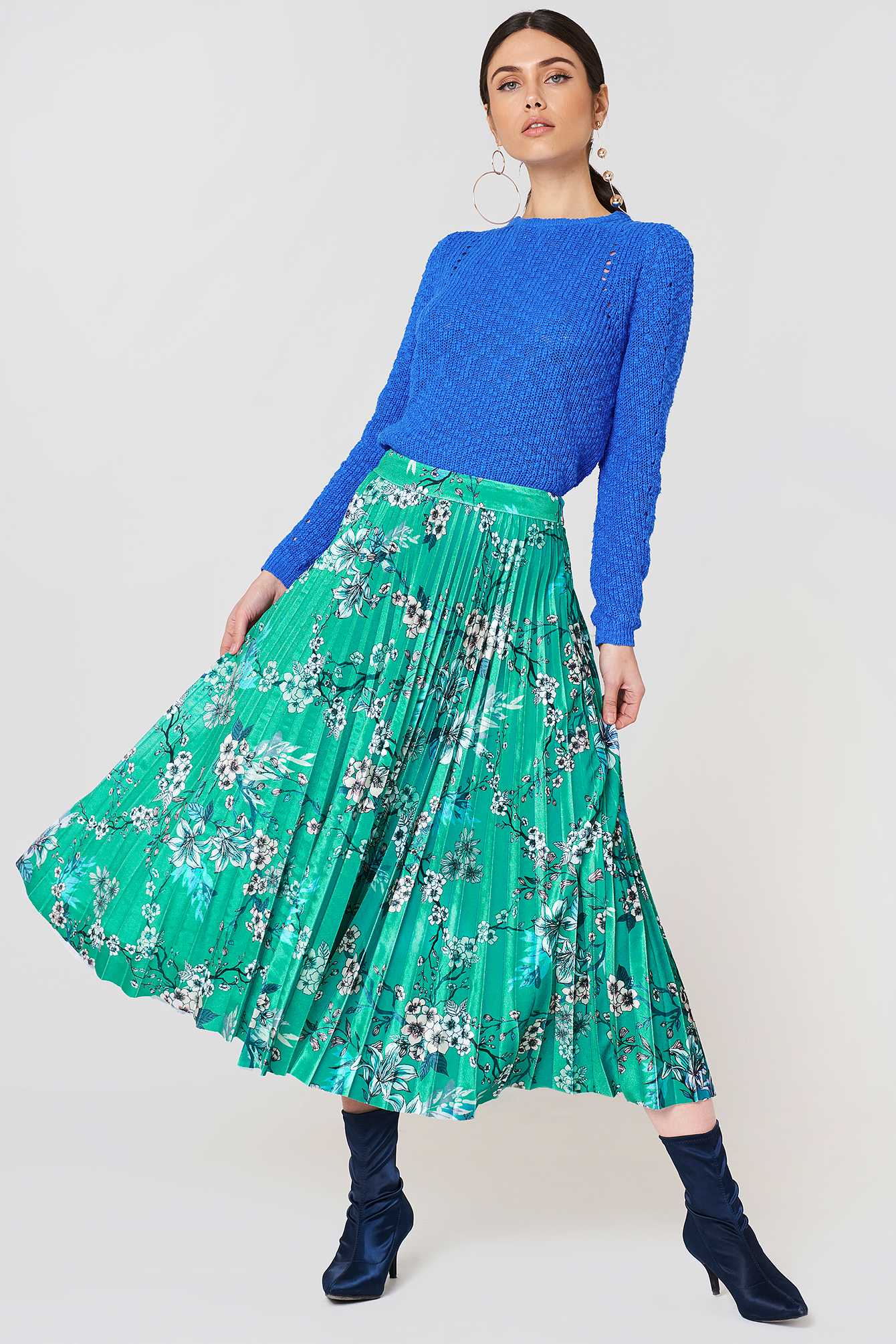 Ocean Skirt Green | NA-KD