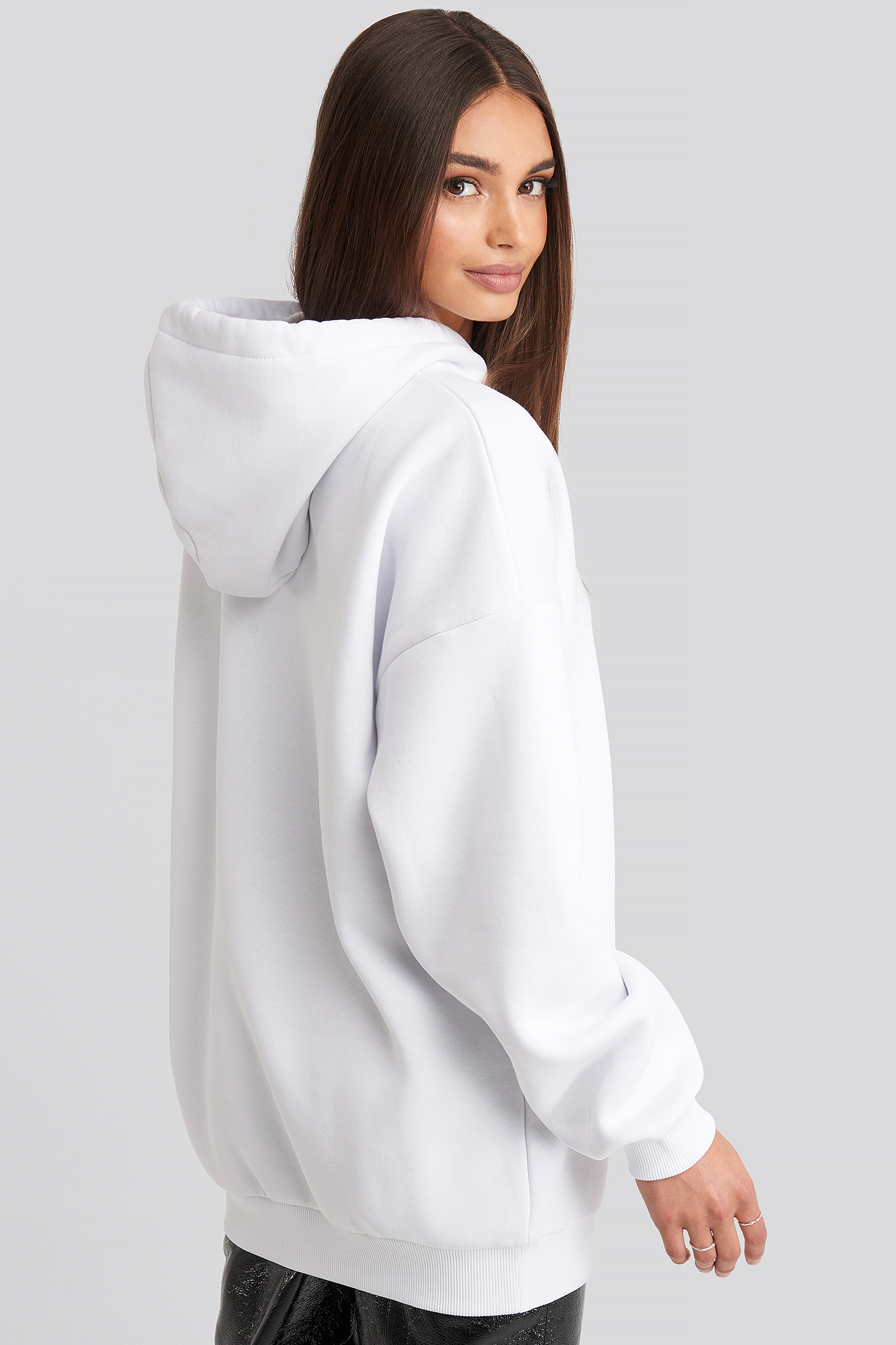 Oversize Hoodie Weiß