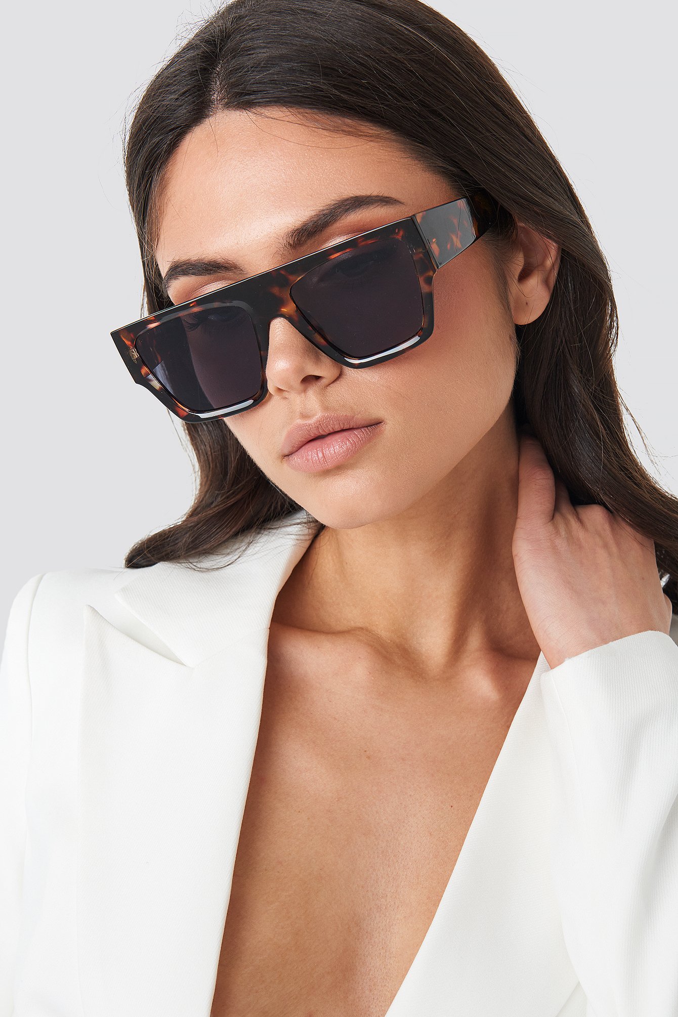 square sunglasses tortoise