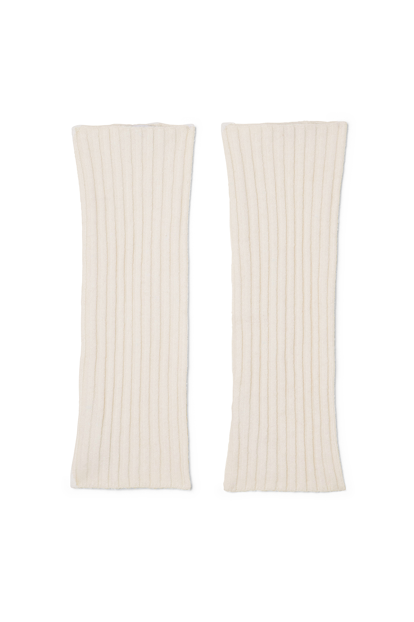Knitted Leg Warmers White