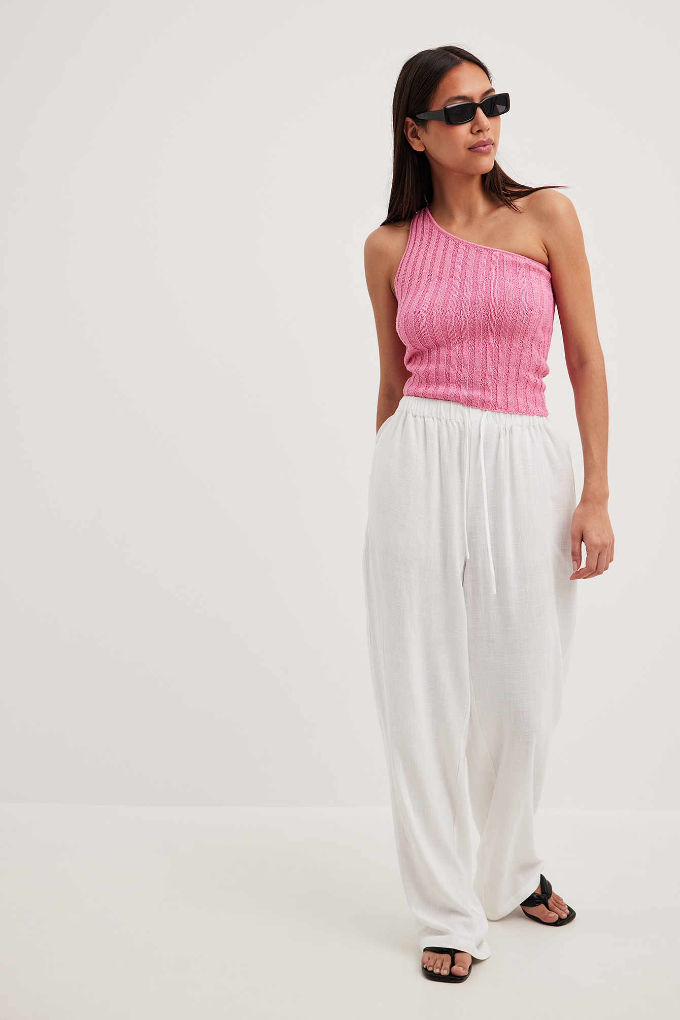 Womens Pink One Shoulder Tops | NA-KD