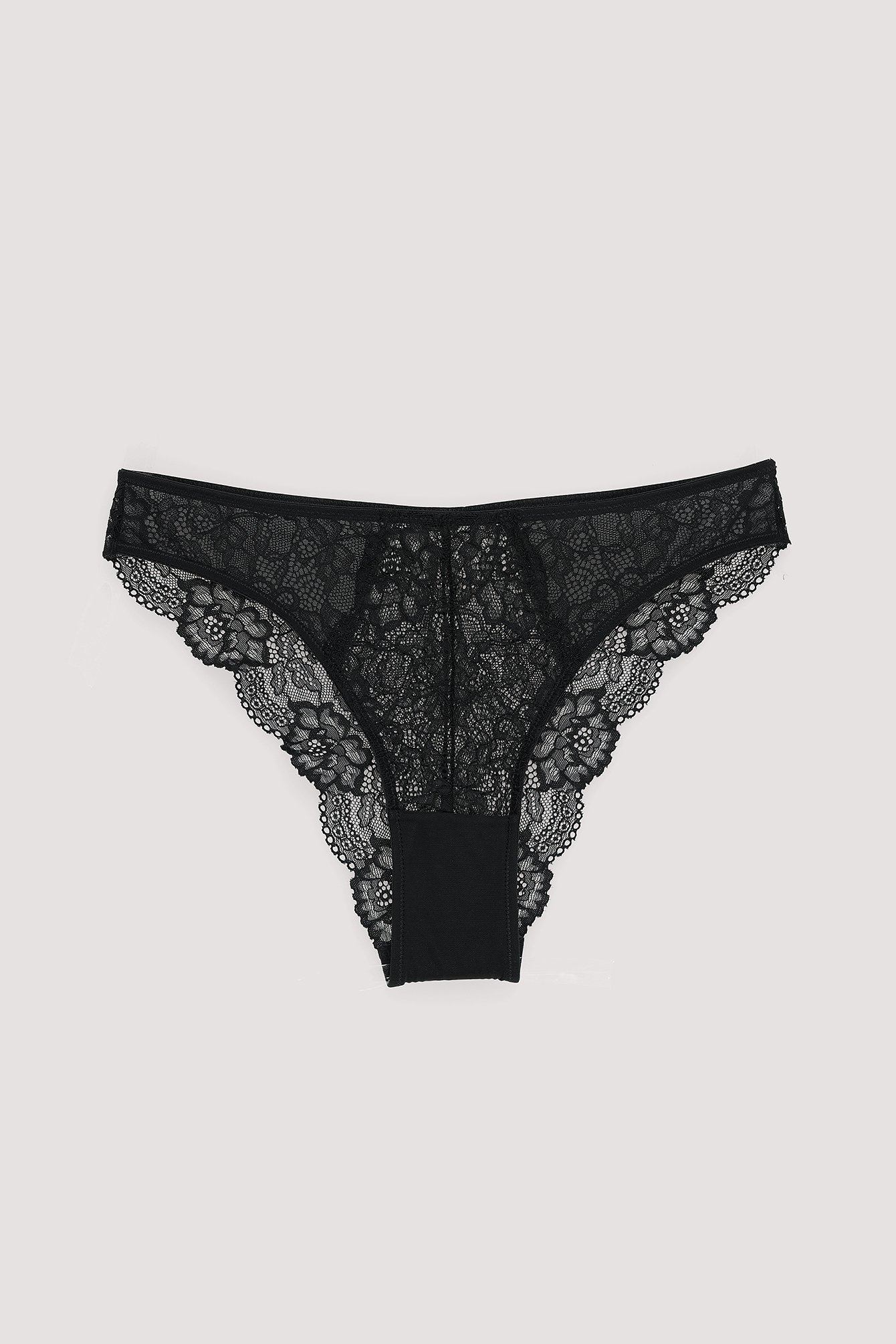 Black bow lace panties - made to measure possible