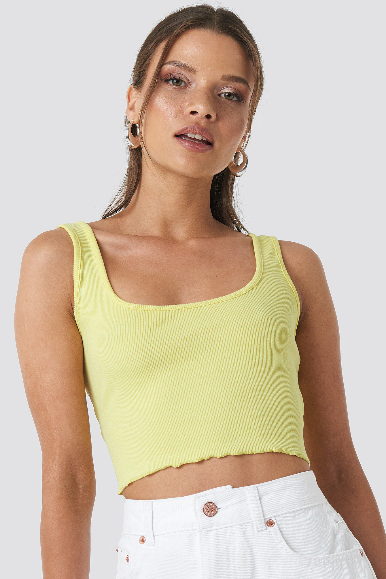 yellow cami top