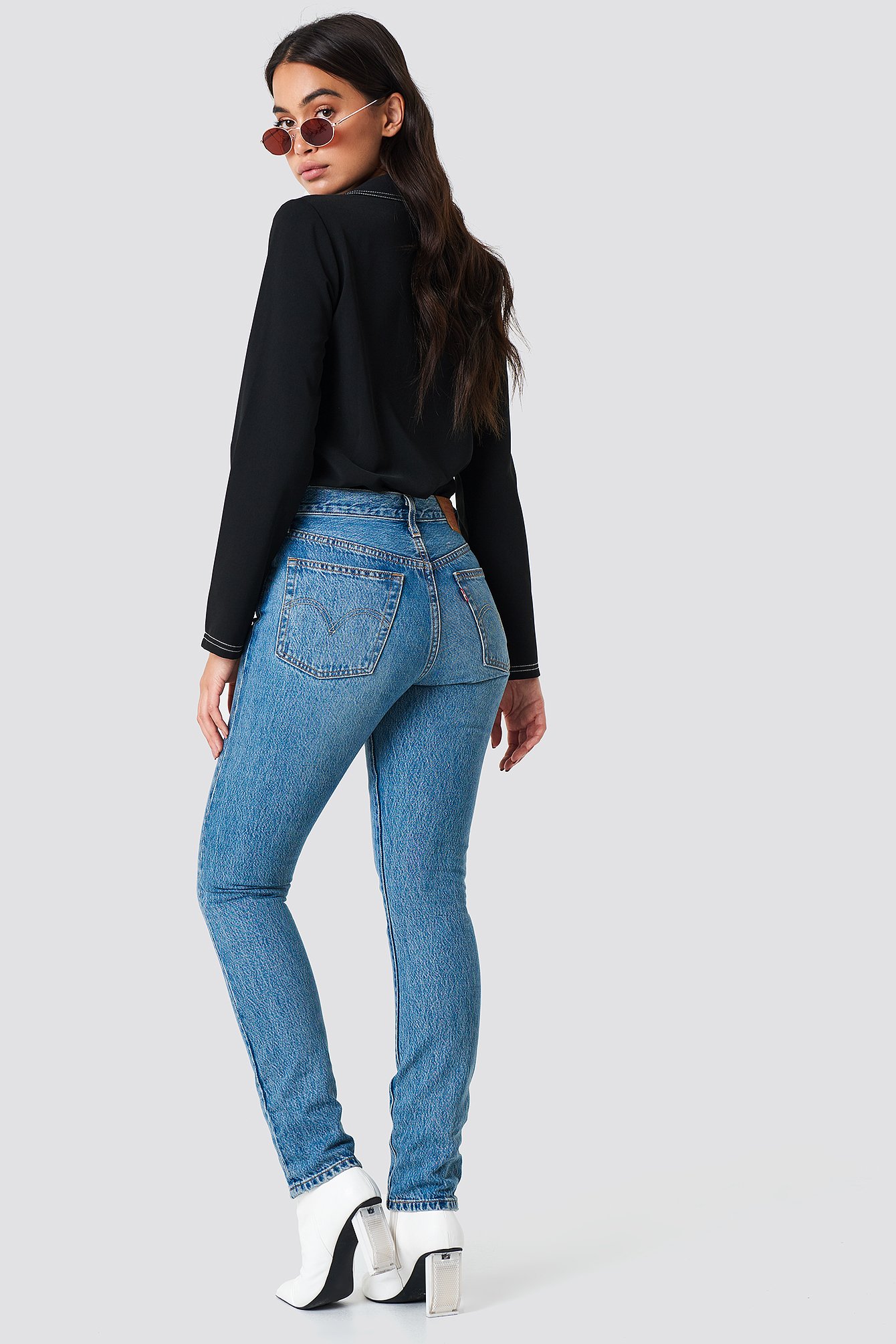 501 skinny jeans blue