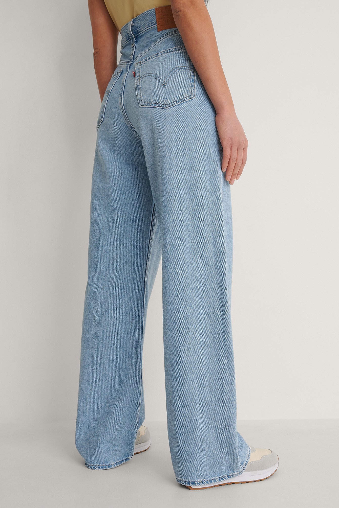 levi's high loose wide jeans full circle