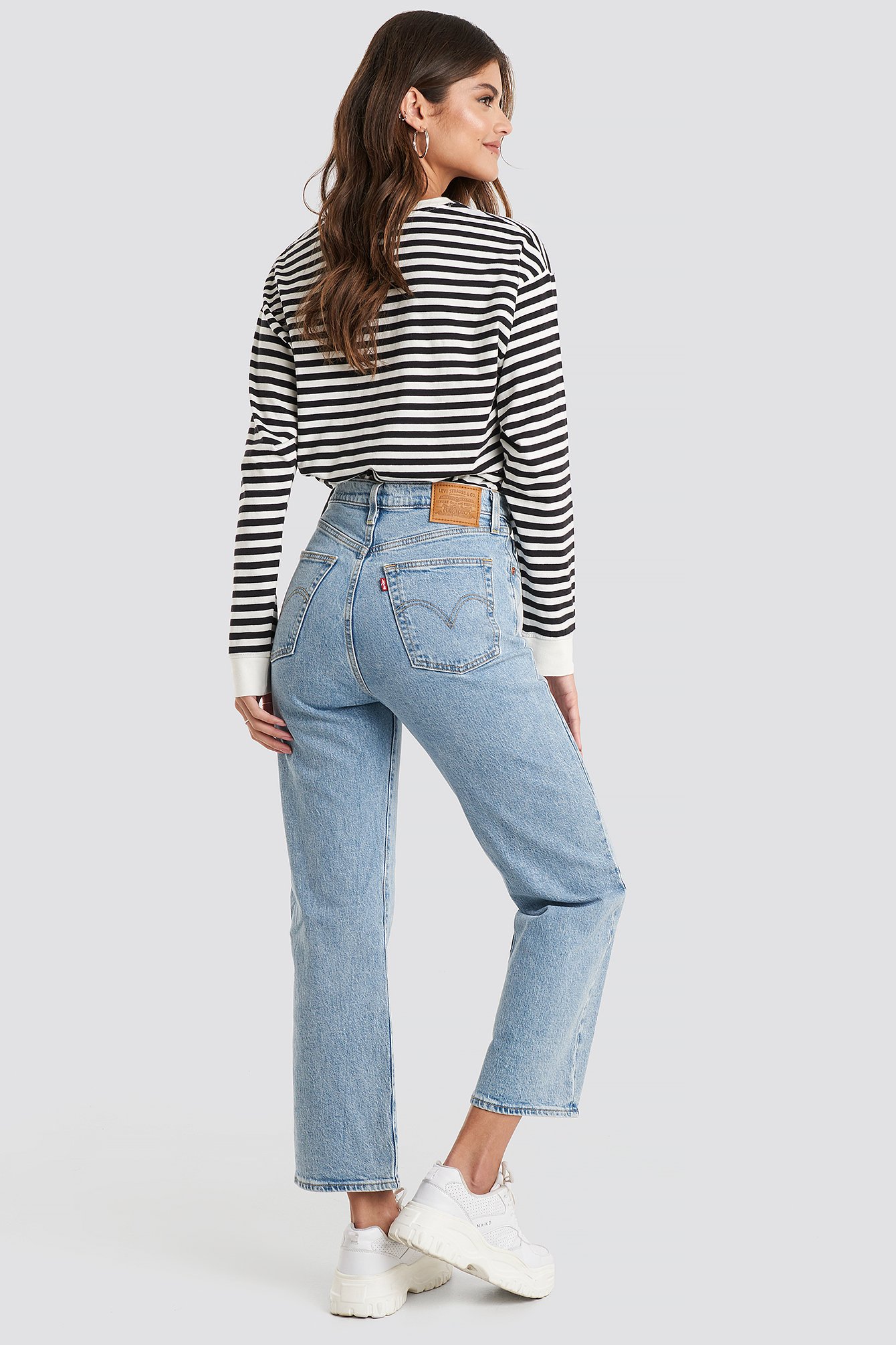 rib cage straight ankle jeans