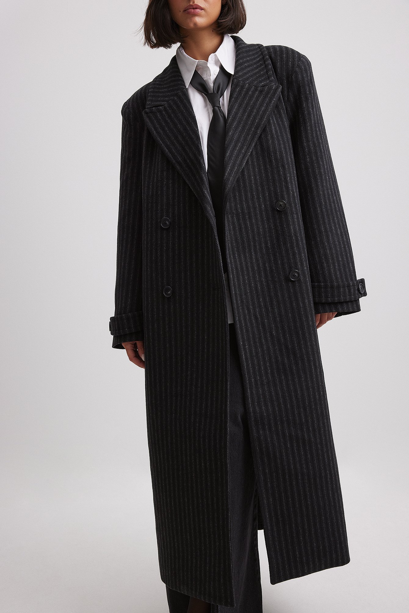 Long Coat Stripe | NA-KD