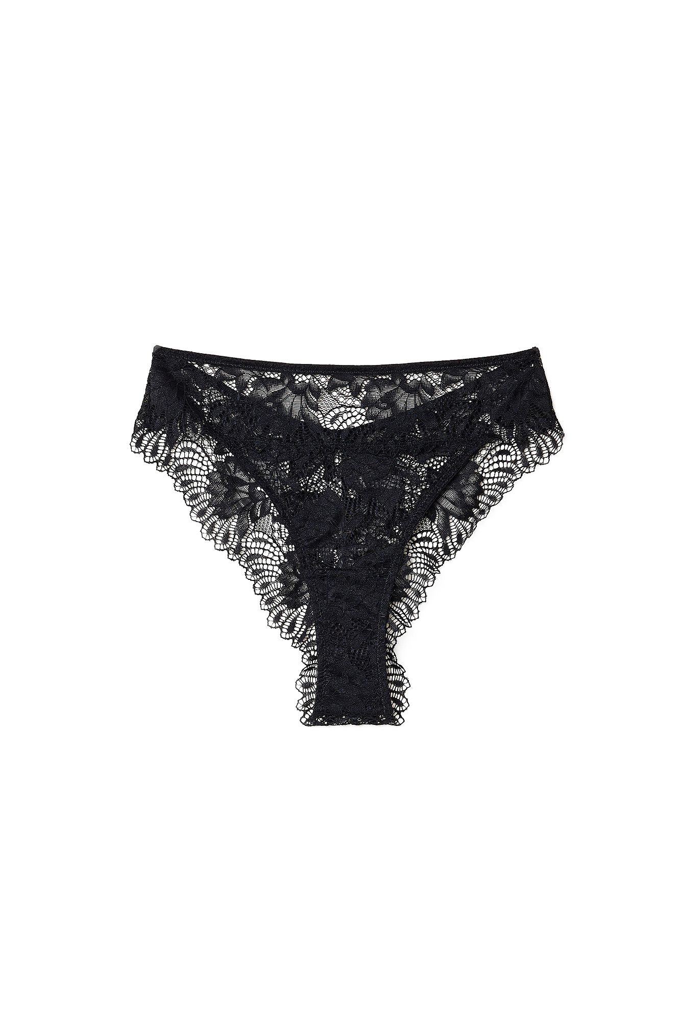 Mid-Waist Lace Hipster Panty