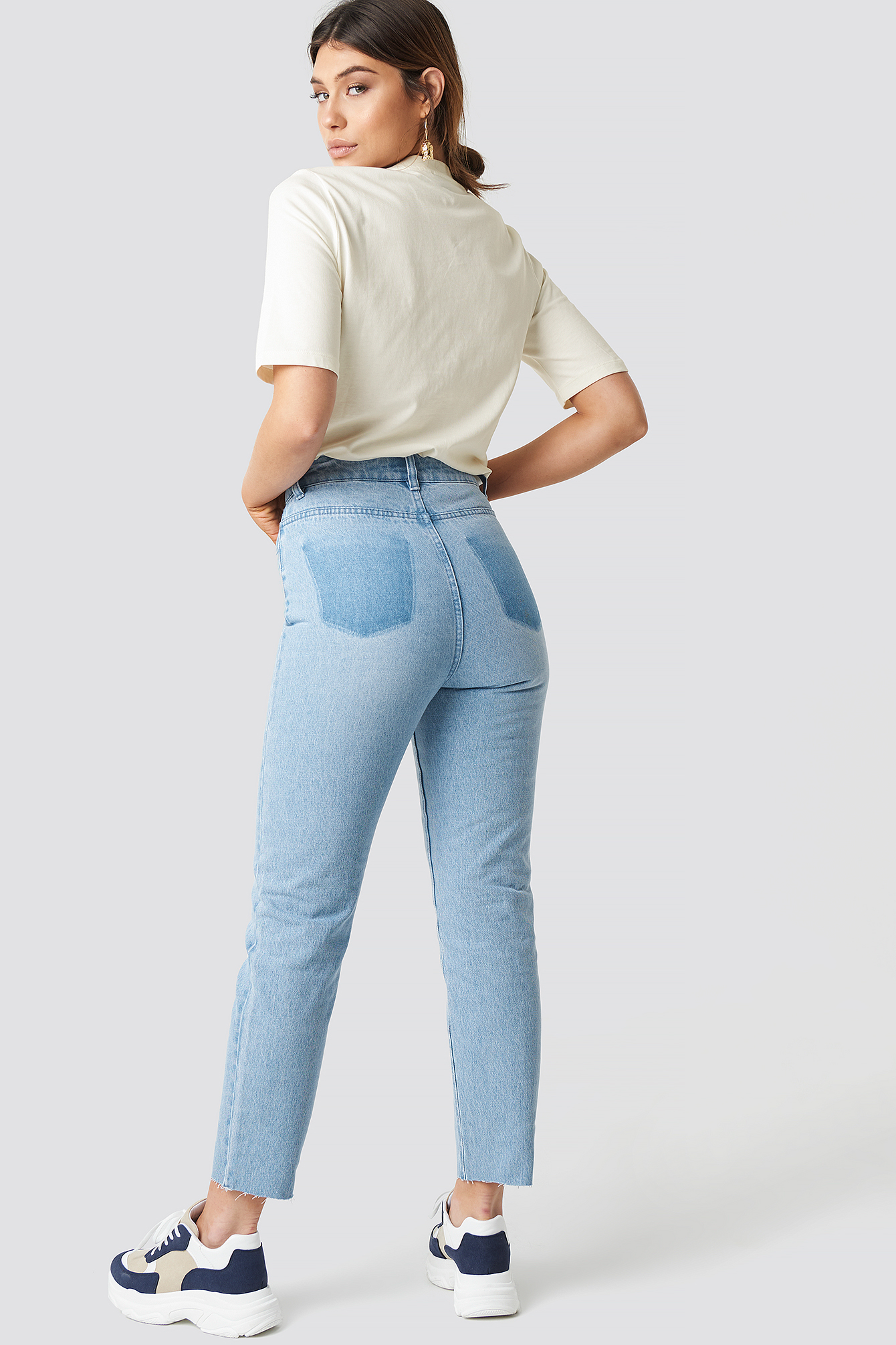 Mom Fit Jeans Blue