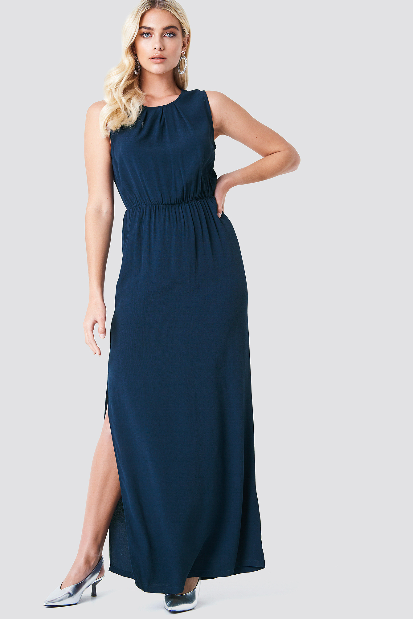 Jilian Maxi Dress Blue | NA-KD