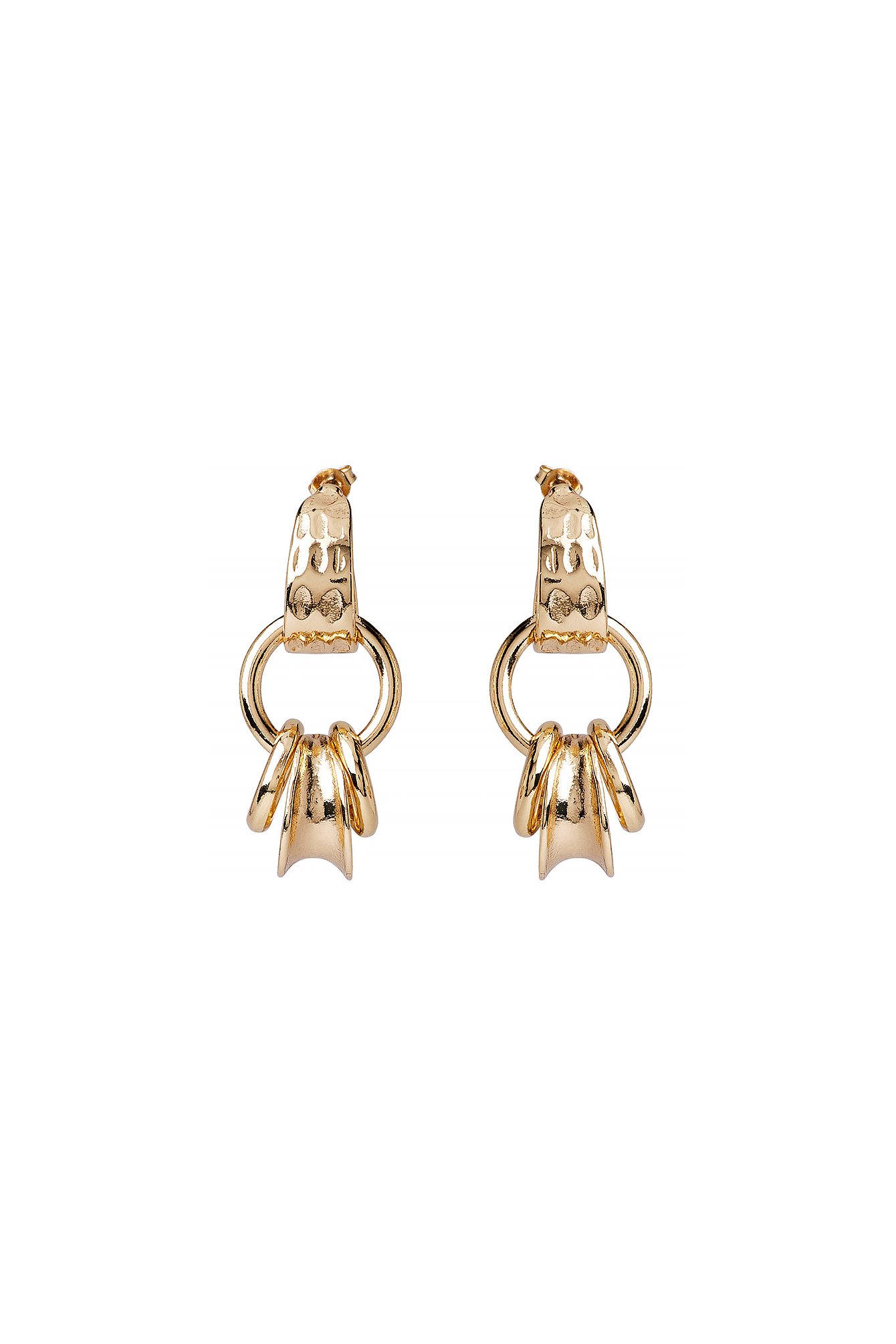 Multi Ring Earrings Gold | NA-KD