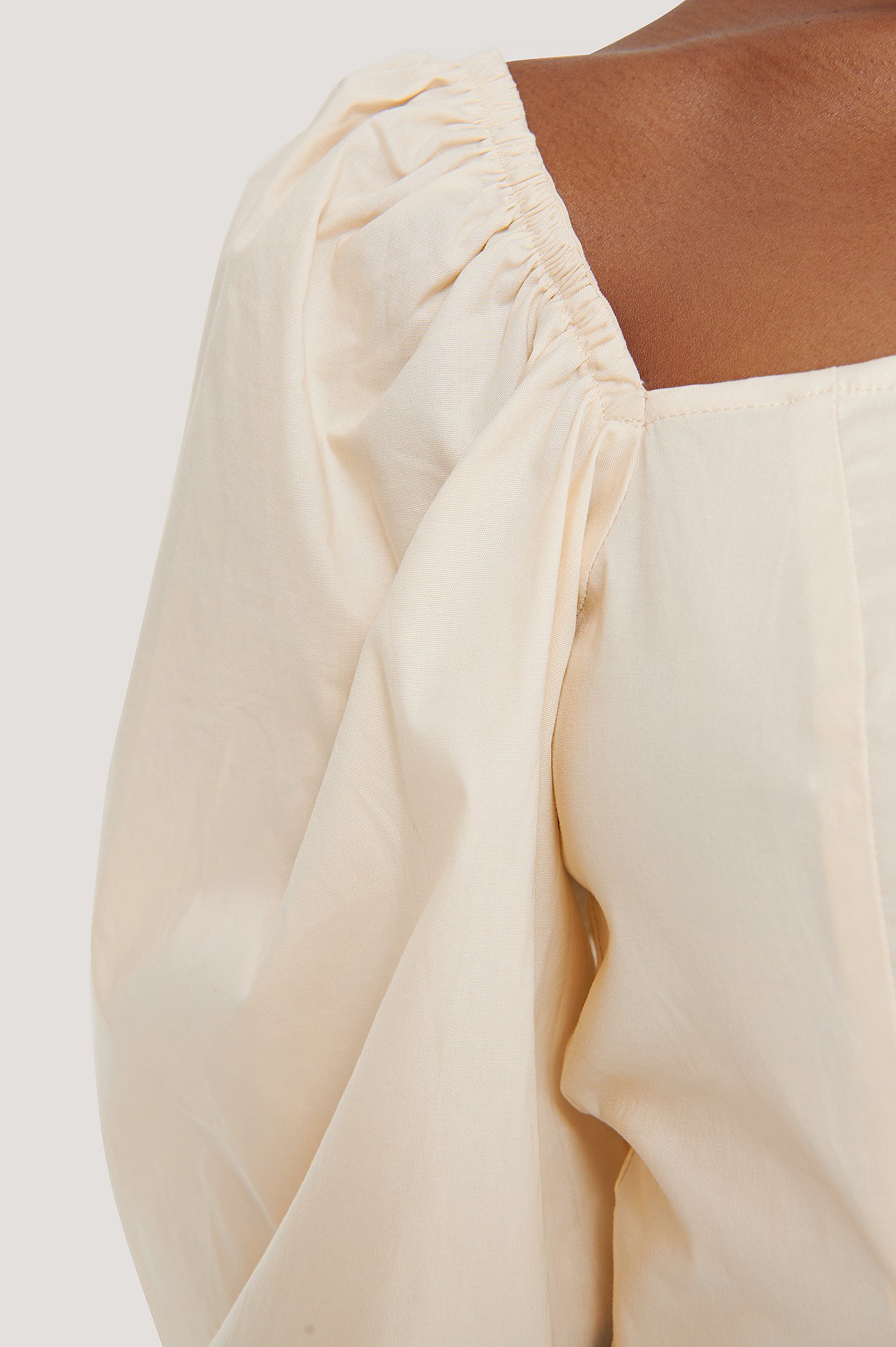 Balloon Sleeve Blouse Offwhite