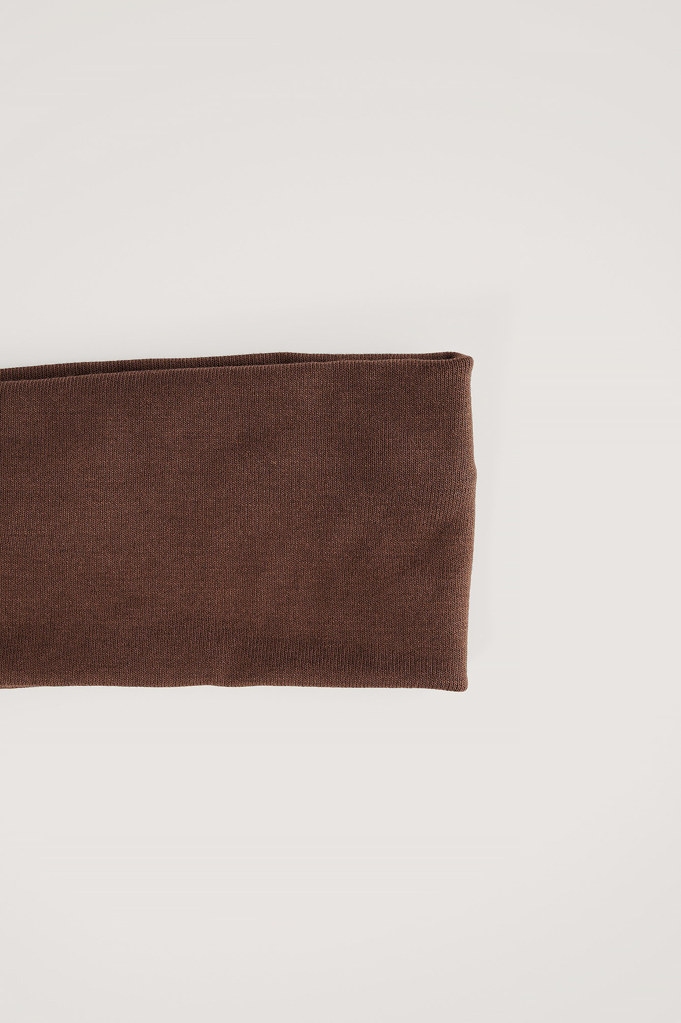 Basic Jersey Headband Brown