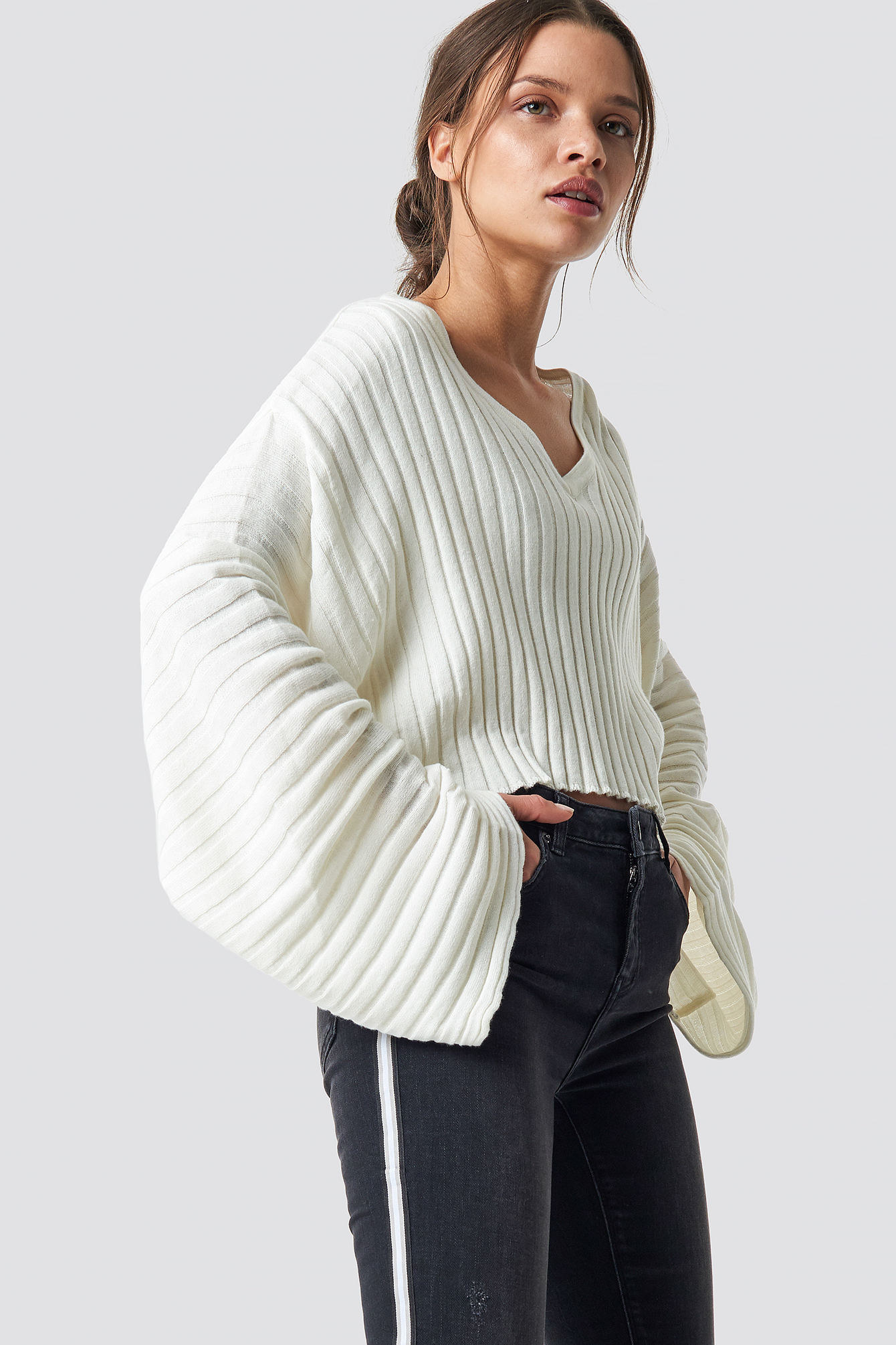 ribbed knit sweaters