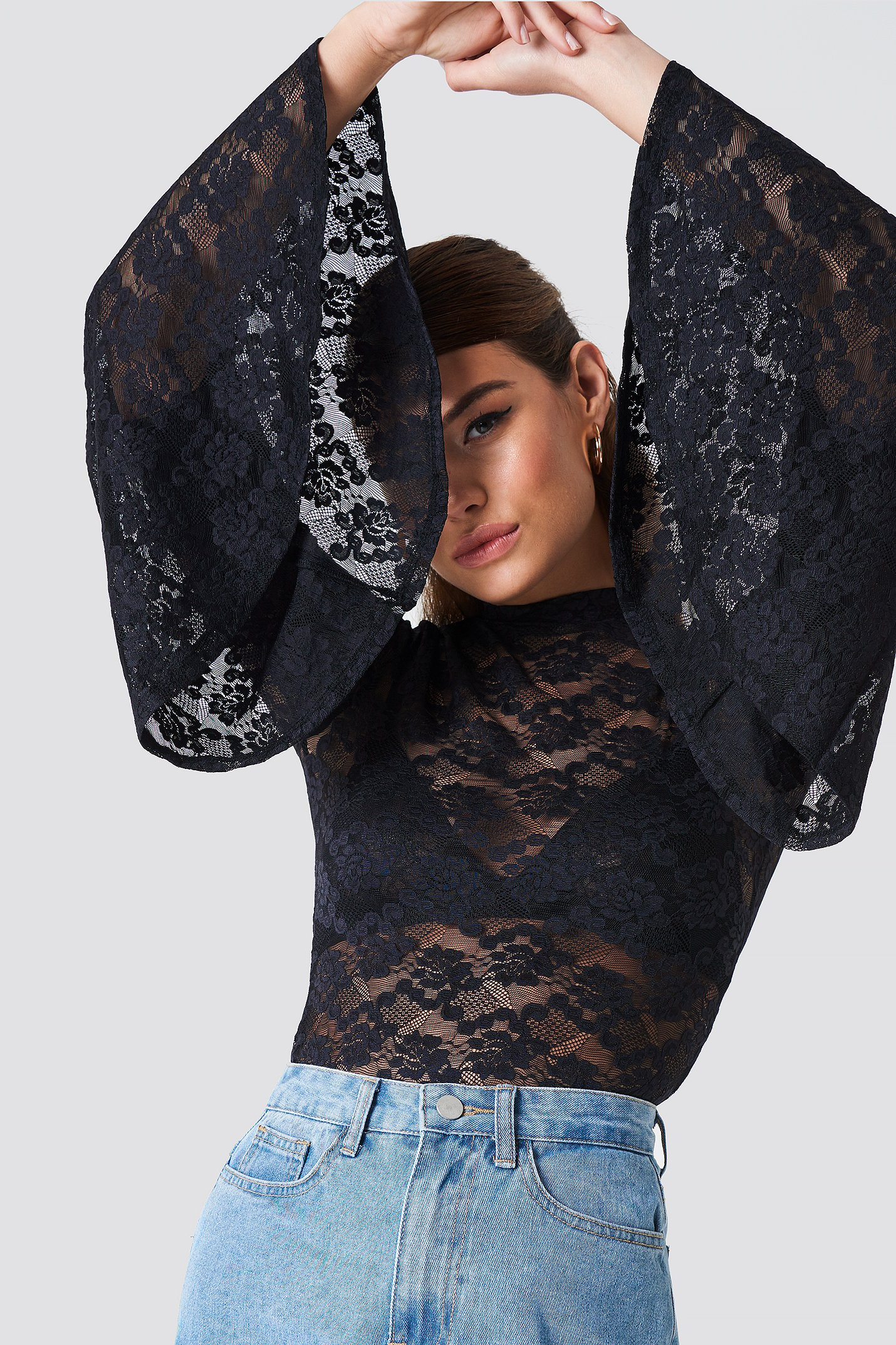 20 Trendy Lace Bell Sleeve Tops For Holiday Party Season