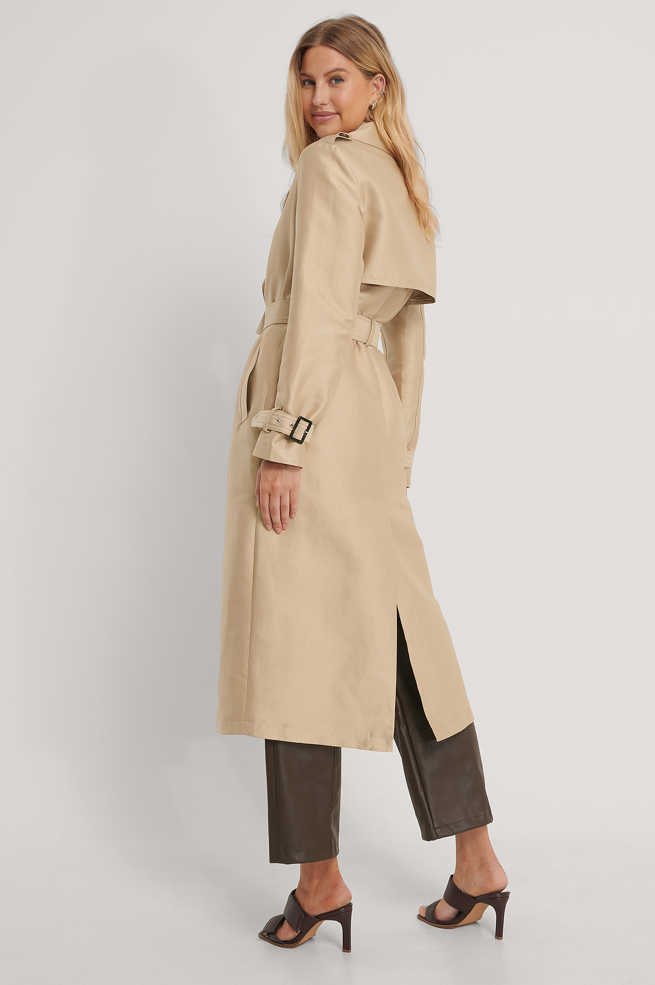 Belted Trench Coat Beige | na-kd.com