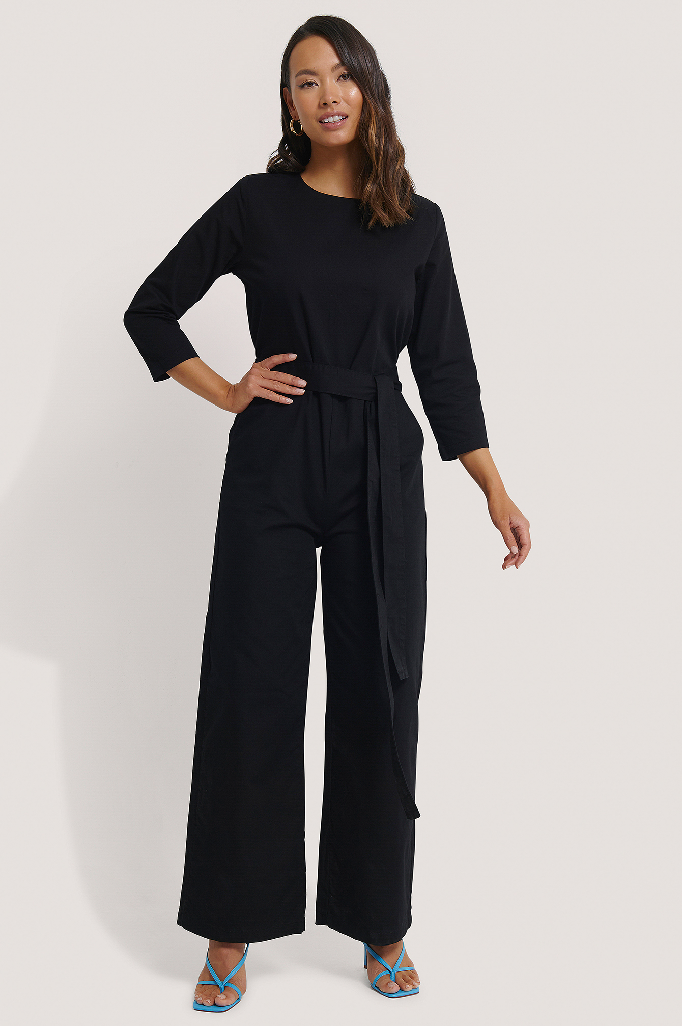 jumpsuit belted waist