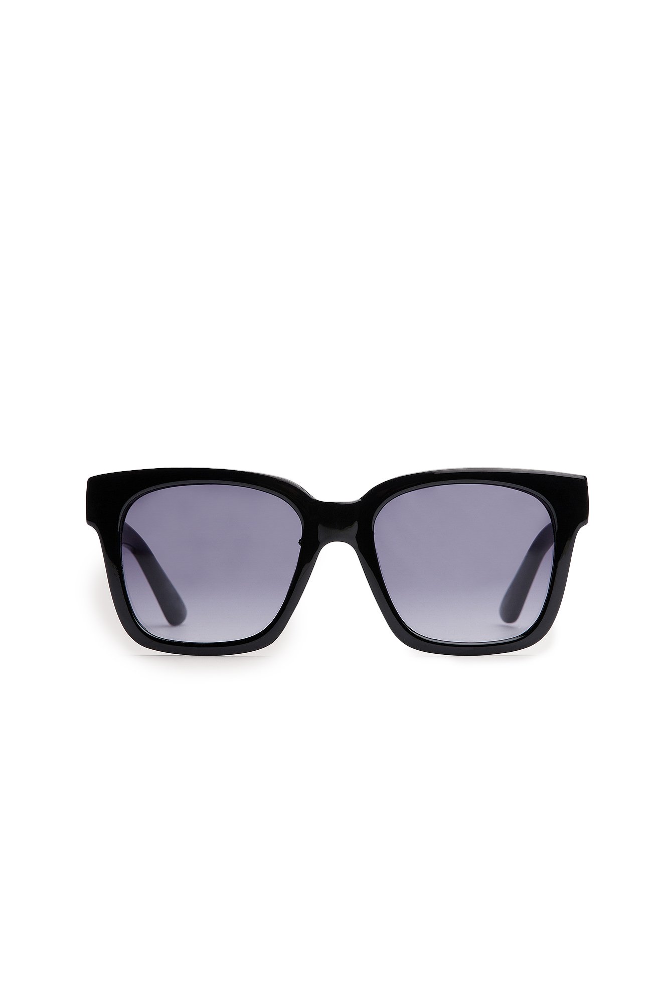 NA-KD Accessories Große runde recycelte Sonnenbrille - Black