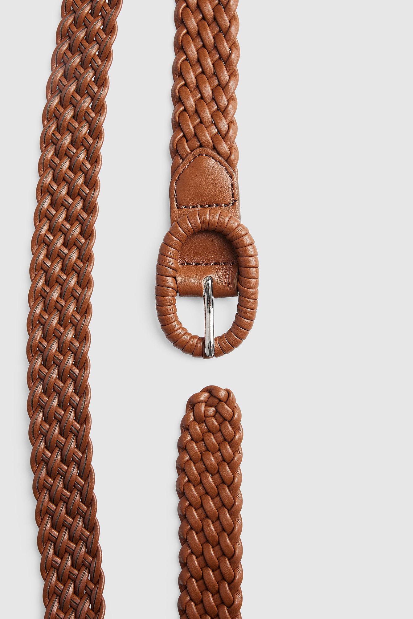 Braided Belt in Leather - Giuliva Heritage