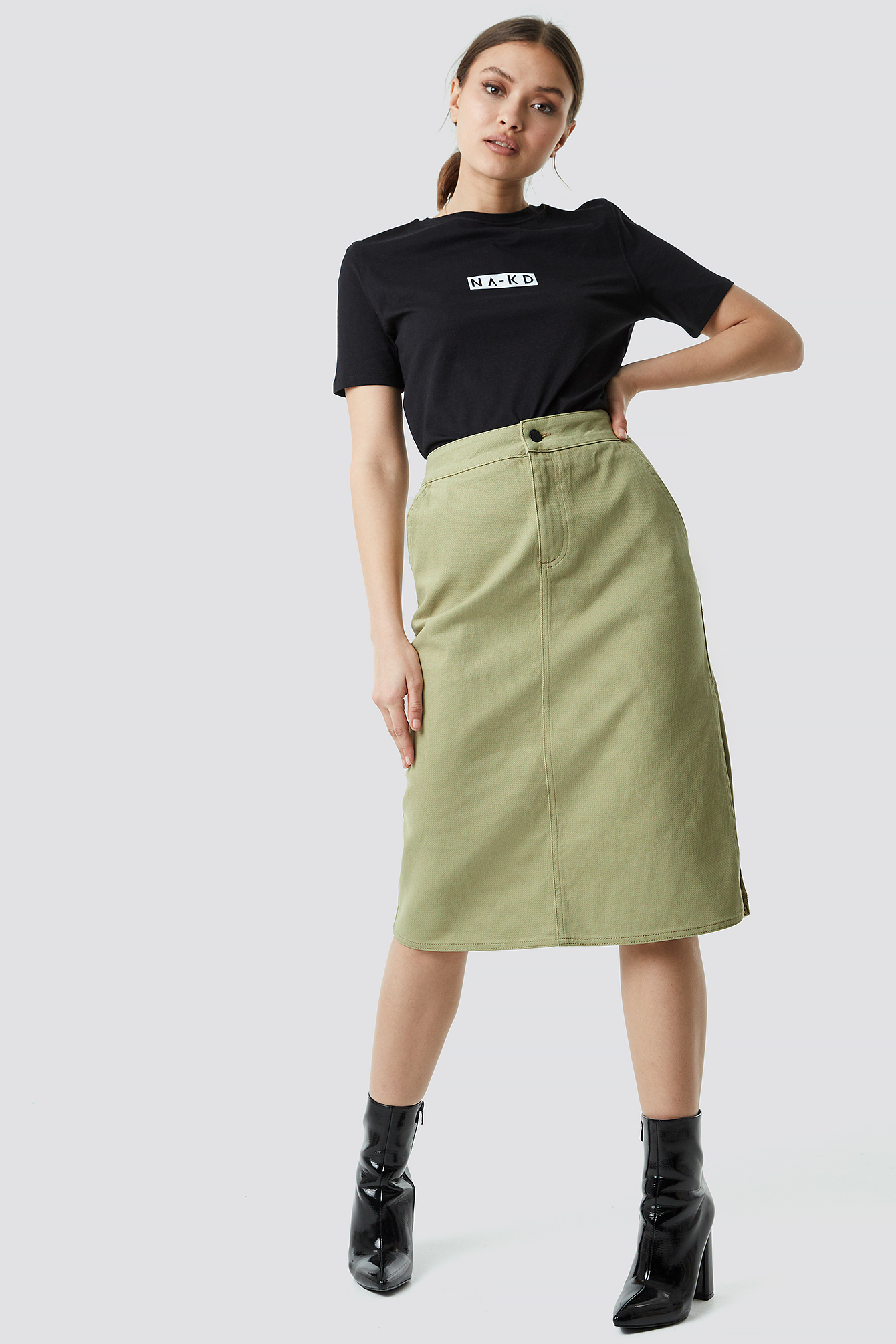 Cargo Skirt Green Na