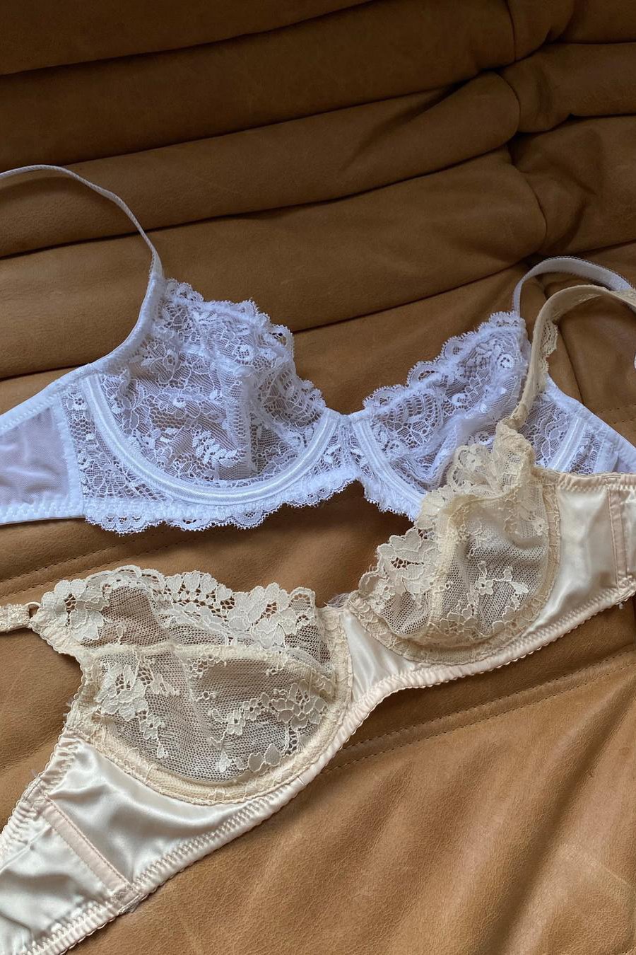 White, 85/38C) Women's lace firmly hold unlined underwire full cup bra on  OnBuy