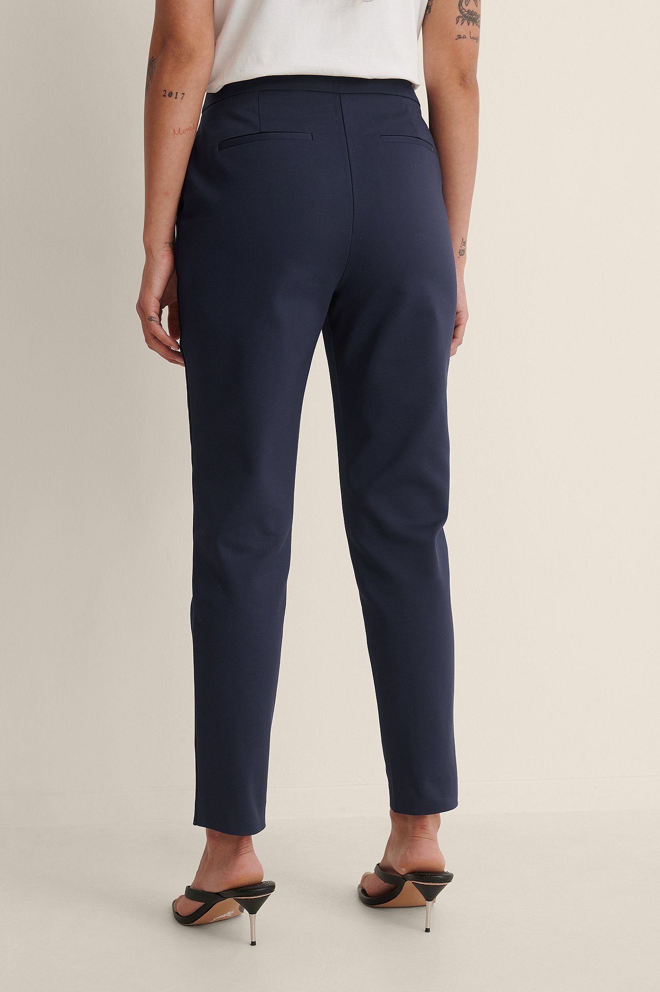 Cotton-blend Slacks Blue | na-kd.com