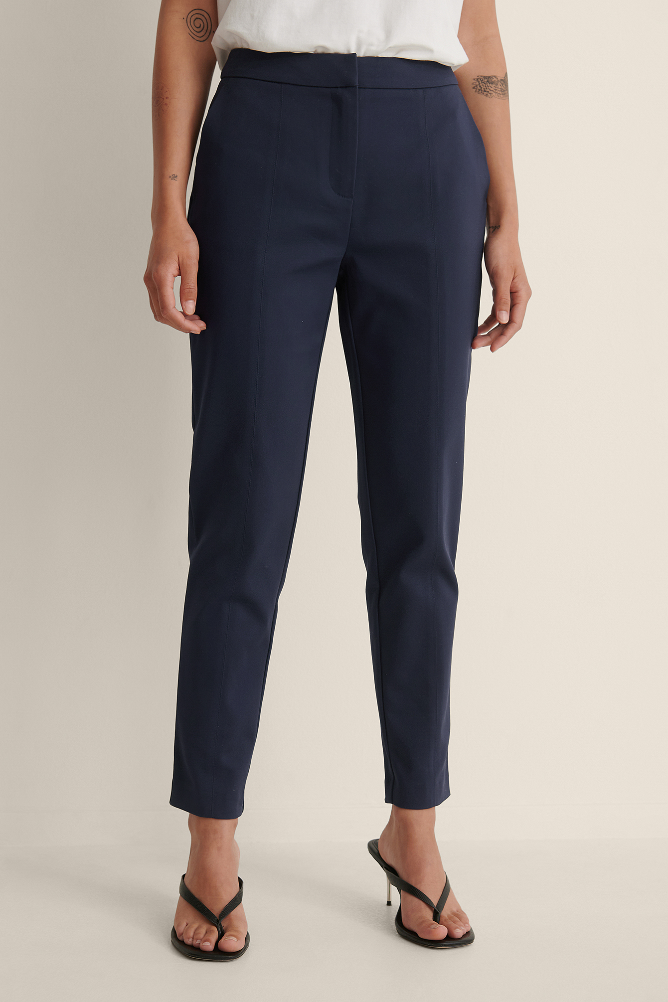 Cotton-blend Slacks Blue | na-kd.com