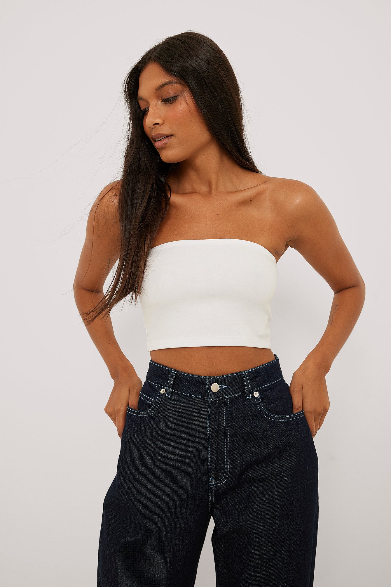 Sue Yellow Tube Top – Beginning Boutique NZ