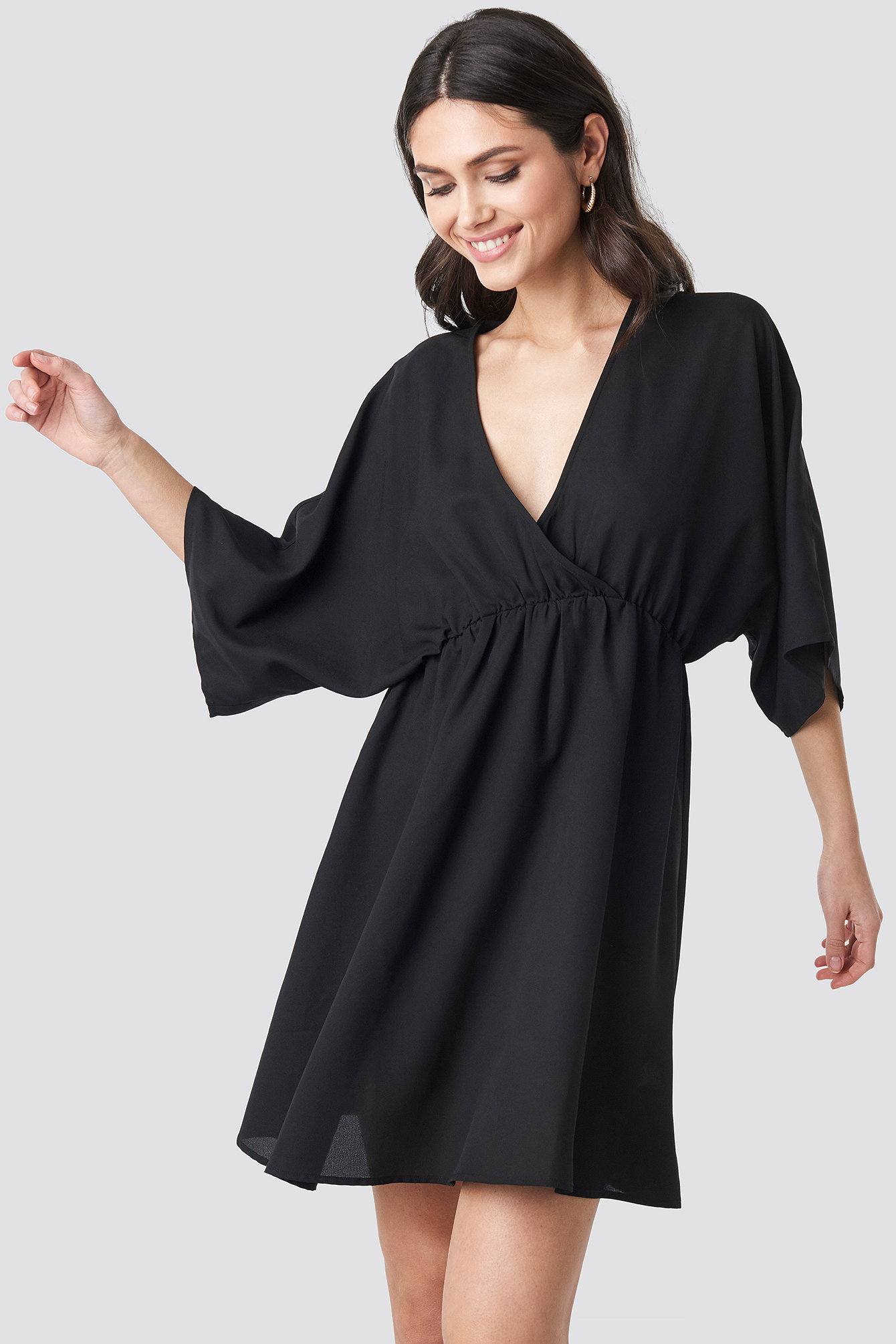 Dolman sleeve wrap sales dress