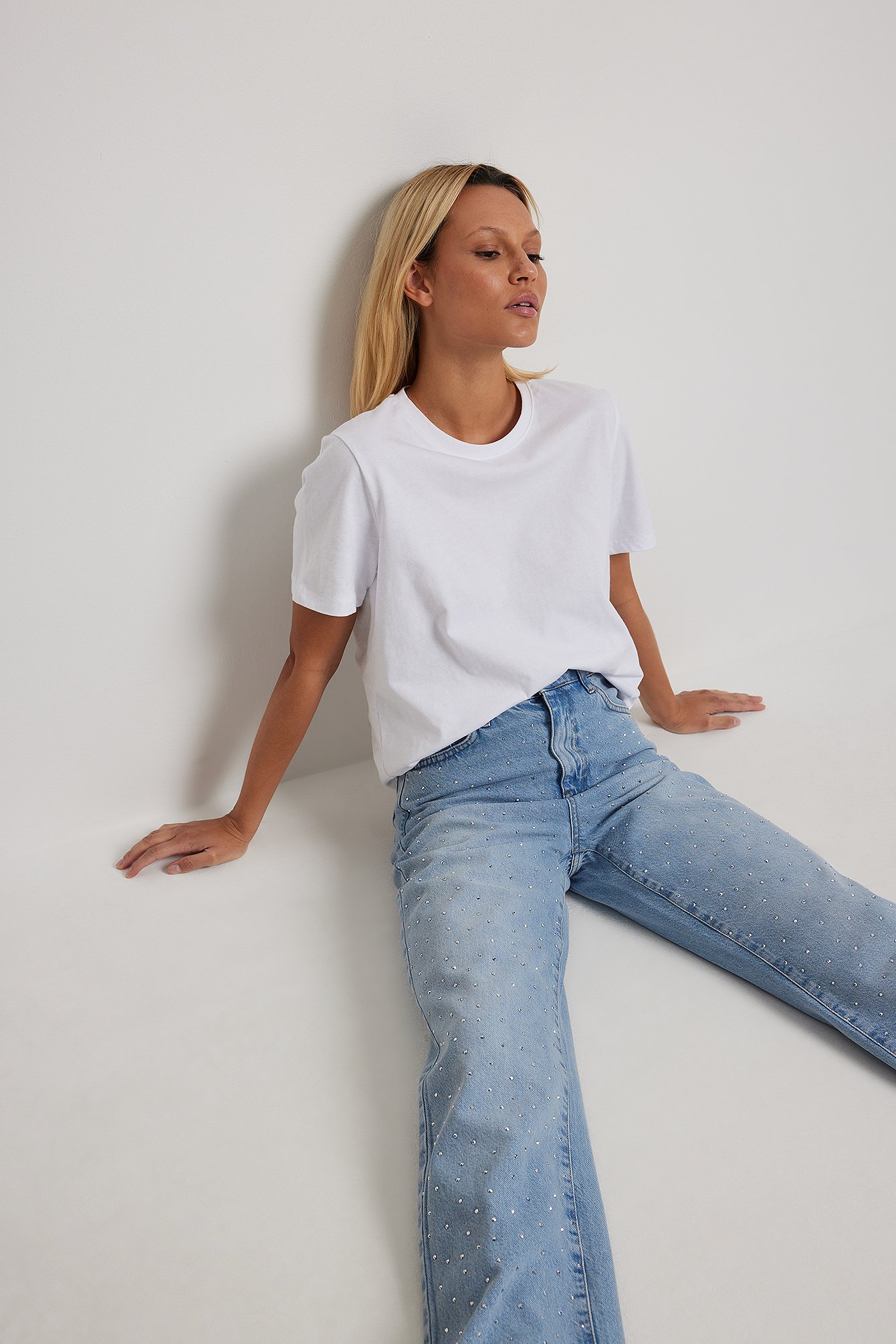 Push-up jeans with beaded pockets – Jïx-Collection